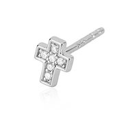 Mono orecchino Mabina Donna Orecchini In Argento in Argento Zircone 563413 - 563413